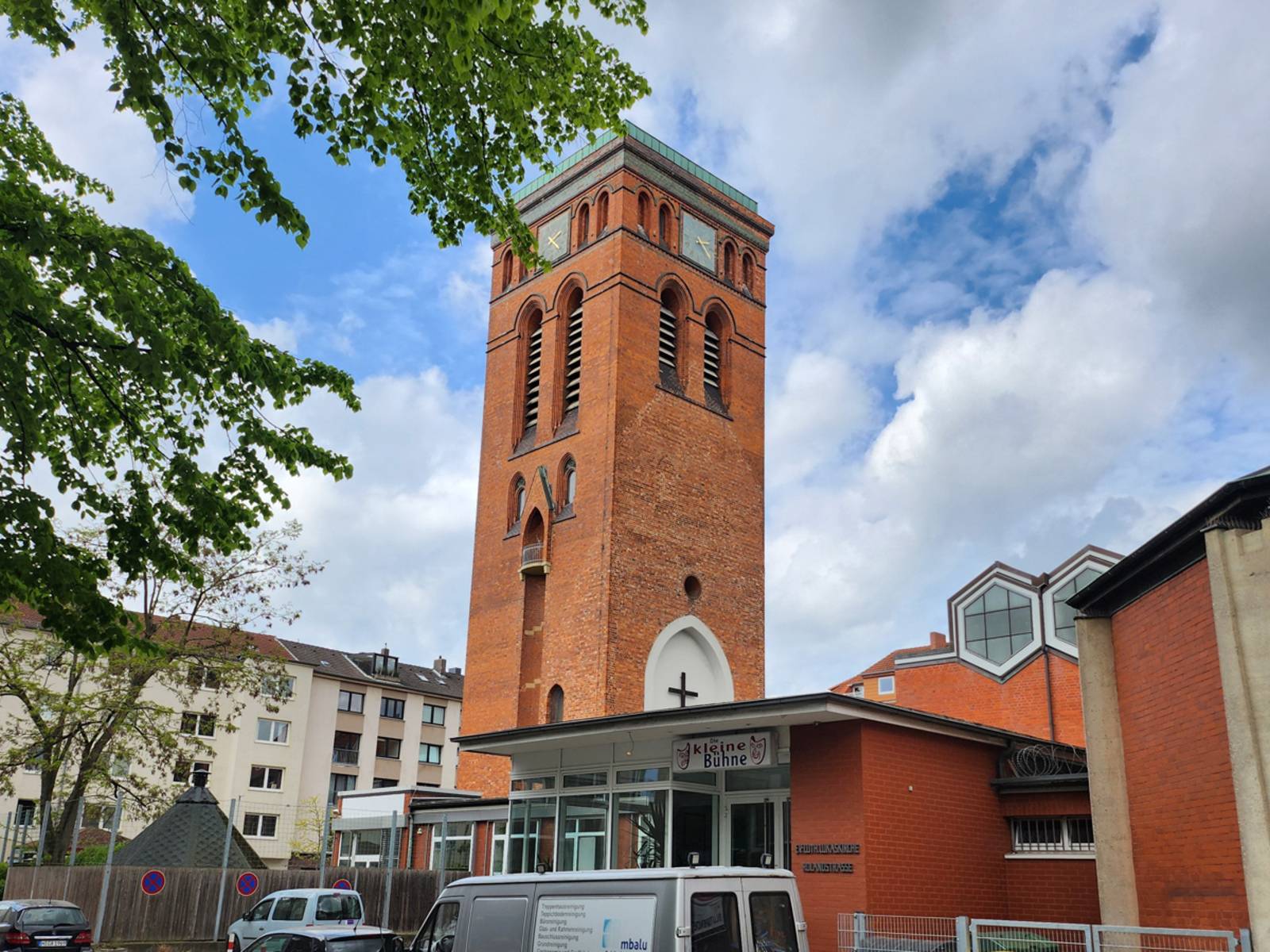 Eingang zum Theatersaal der kleinen Bühne.