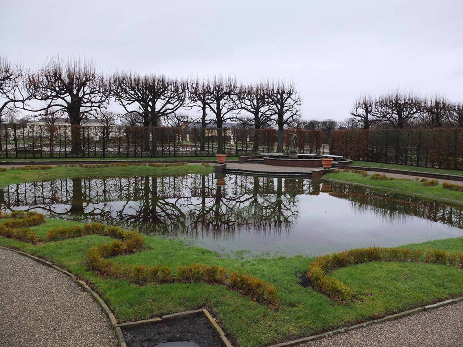 Sondergarten bei Hochwasser