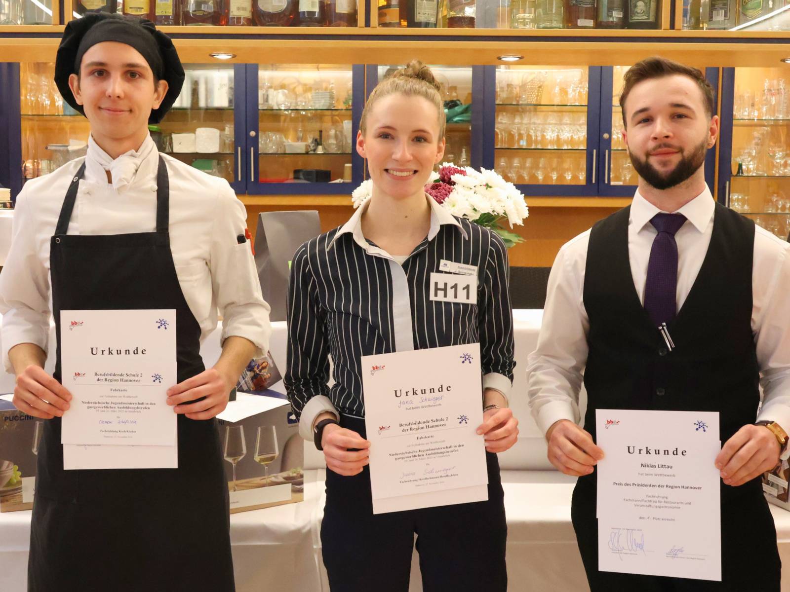 v.lks.: Clemens Schäftlein, Jana Schwieger, Niklas Littau