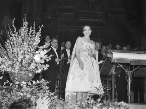 Konzert von Maria Callas am 11. Juli 1959 im Concertgebouw Amsterdam