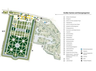 Karte Großer Garten
