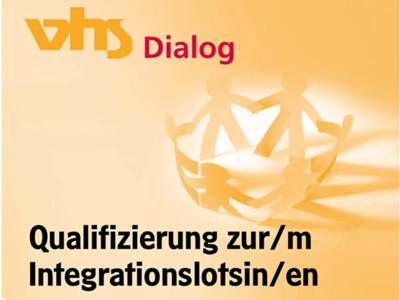 Deckblatt des Flyers "Qualifizierung zur Integrationslotsin/zum Integrationslotsen"