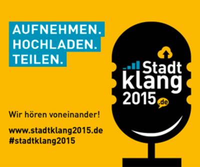 Banner zur Aktion "Stadtklang 2015".