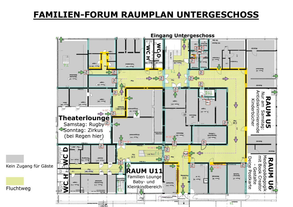 Familien-Forum Raumpläne