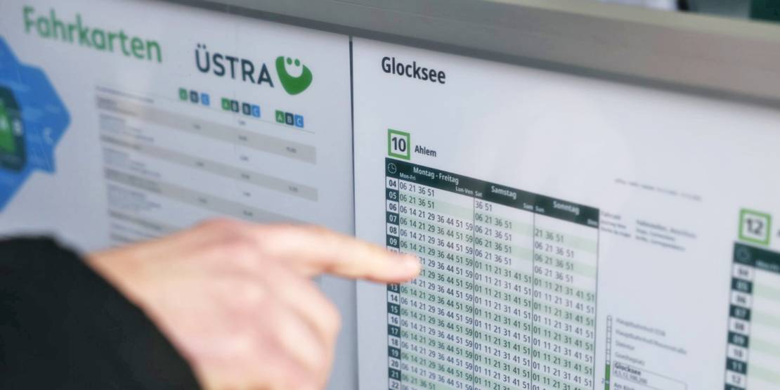 Fahrplan der Üstra