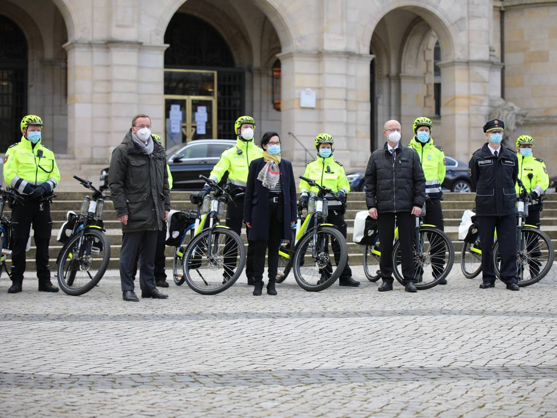 Fahrrad­staffel der Polizei­direktion Hannover kommt ins