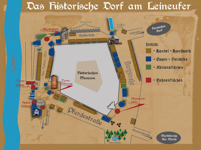 Das historische Dorf | Weihnachtsmarkt Hannover | Weihnachtsmärkte in