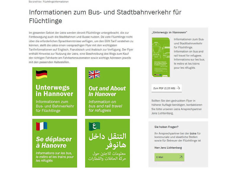 Flyer Ustra Mobilitatsinfo Mobilitat Portale Redaktion Hannover De Bilder 01 Data Neu Media Hannover De